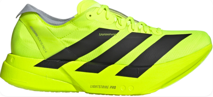 adidas Adizero Adios Pro 4 Men's Running Shoe 'Lucid Lemon Black'