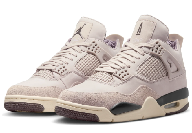 Air Jordan 4 x A Ma Manière 'Fossil Stone' – Style FZ4810-200