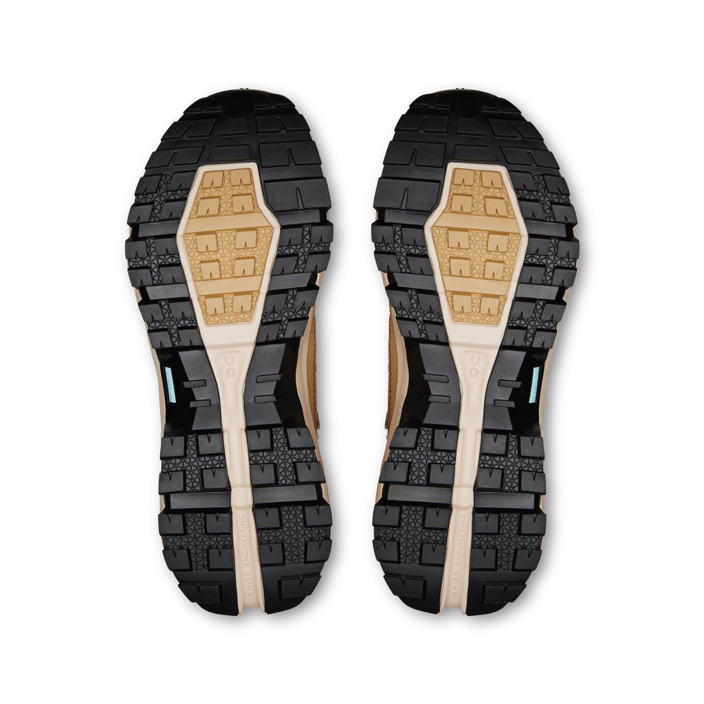 On Running Women's Cloudrock Mid Waterproof Shoes - Sphinx / Sand