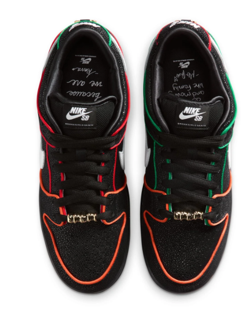 Nike SB Dunk Low Pro QS 'Black/White/Challenge Red' – HV1664-001