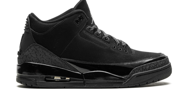 Air Jordan 3 Retro 'Black Cat' (2025) – Style CT8532-001