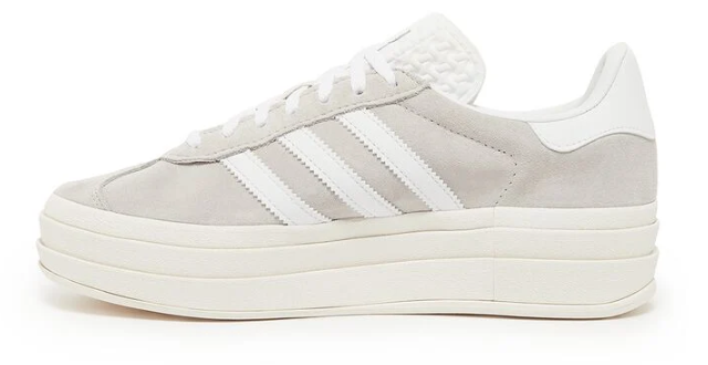 Women's adidas Gazelle Bold 'Grey White' – Style HQ6893