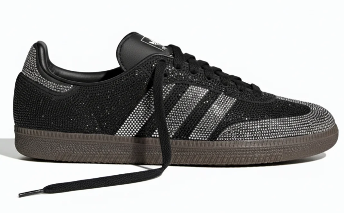 adidas Samba OG Women's 'Rhinestone Black Silver'