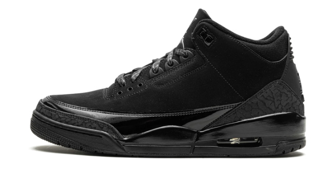 Air Jordan 3 Retro 'Black Cat' (2025) – Style CT8532-001