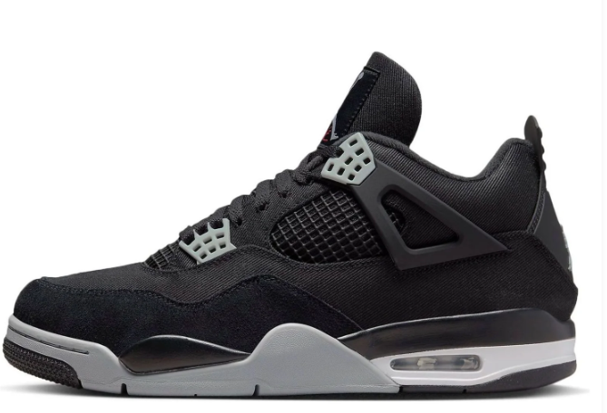 Air Jordan 4 Retro SE 'Black Canvas' – Style DH7138-006