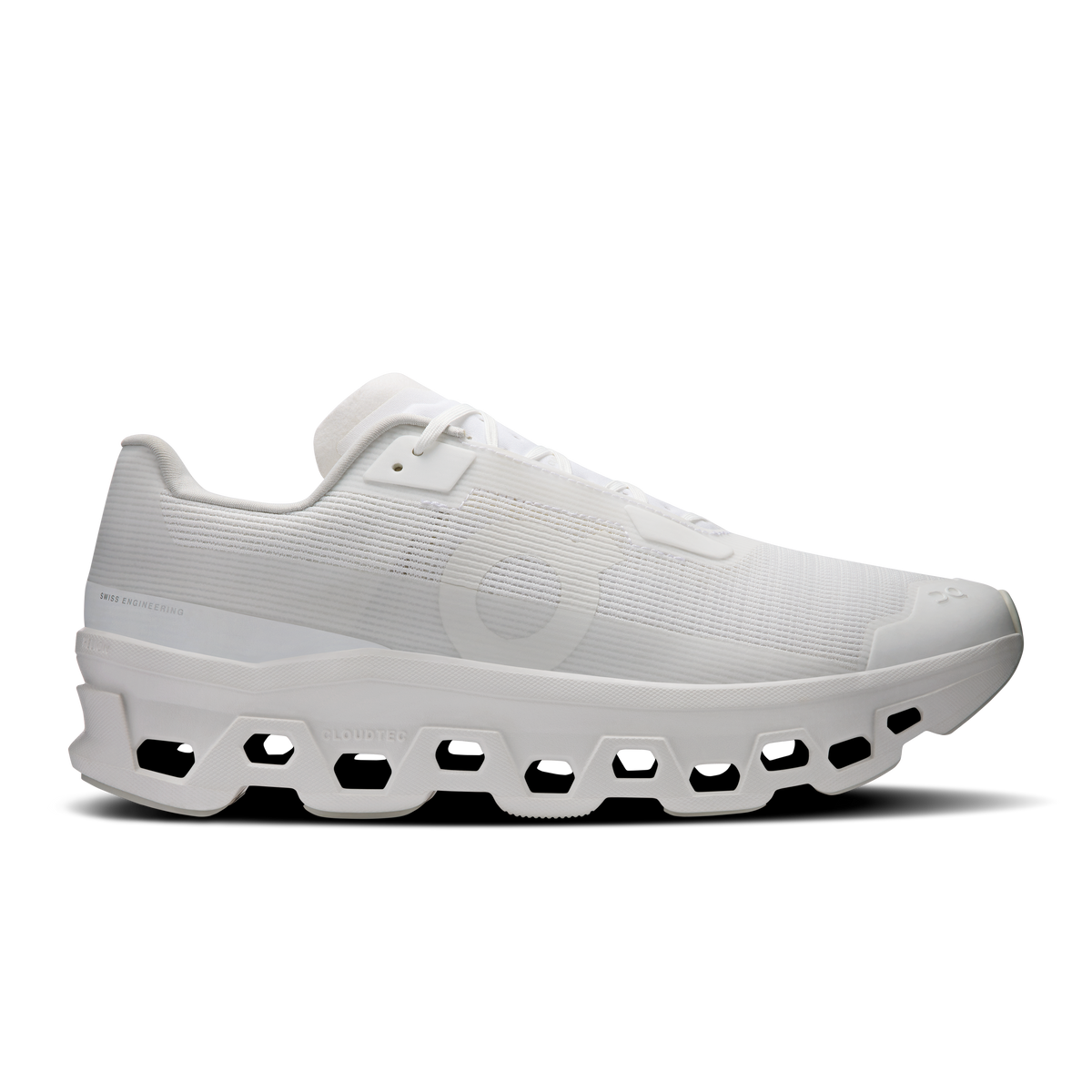 On Running Men's Cloudmonster Void Shoes - White / White