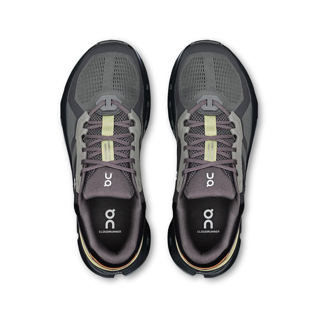 On Running Men's Cloudrunner 2 Shoes - Rock / Tangerine