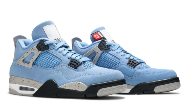 Air Jordan 4 Retro 'University Blue' – Style CT8527-400