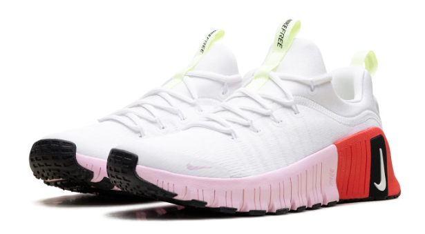 Nike Free Metcon 6 Women's – White / Barely Volt / Bright Crimson / Pink Foam (IB4526-100)