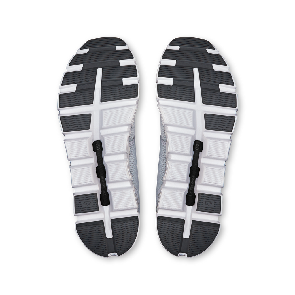 On Running Men's Cloud 6 Wide Shoes - Glacier / White