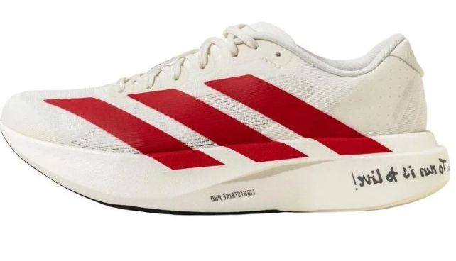 adidas Adizero Evo SL 'White / Red' JS1182