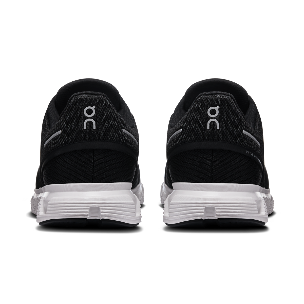 On Running Men's Cloud 6 Wide Shoes - Black / White