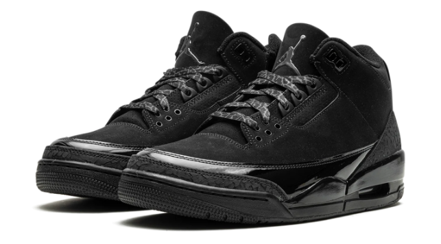 Air Jordan 3 Retro 'Black Cat' (2025) – Style CT8532-001