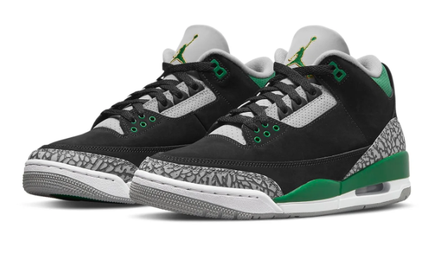 Air Jordan 3 Retro 'Pine Green' – Style CT8532-030