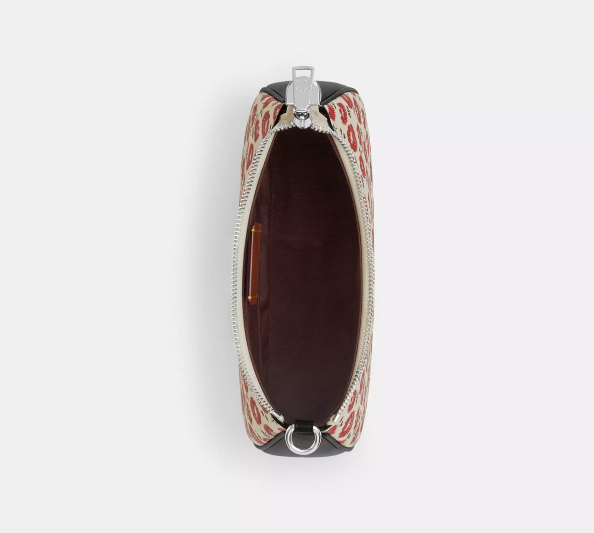 NWT Coach Teri Shoulder Bag With Floral Print In Silver/Chalk/Black Multi