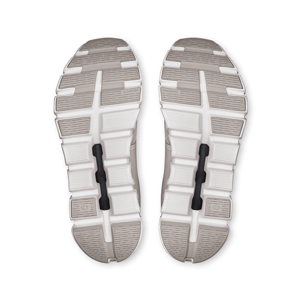On Running Women's Cloud 6 Wide Shoes - Pearl / White