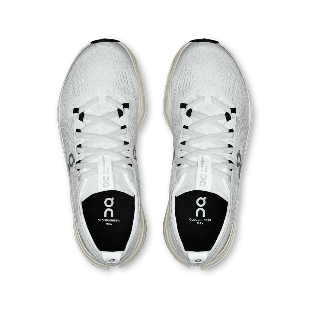 On Running Women's Cloudsurfer Max Shoes - White / White