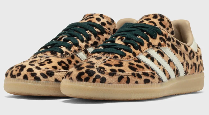 adidas Samba OG Women's Sneakers – Leopard / Magic Beige