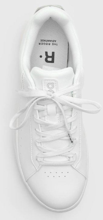 ON The Roger Advantage – Women's Sneaker – White/White