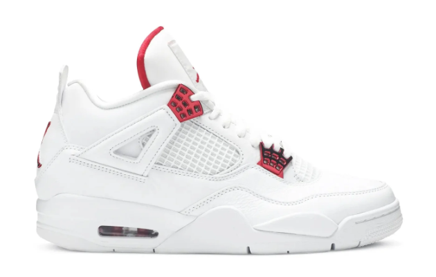 Air Jordan 4 Retro 'Metallic Pack – University Red' – Style CT8527-112
