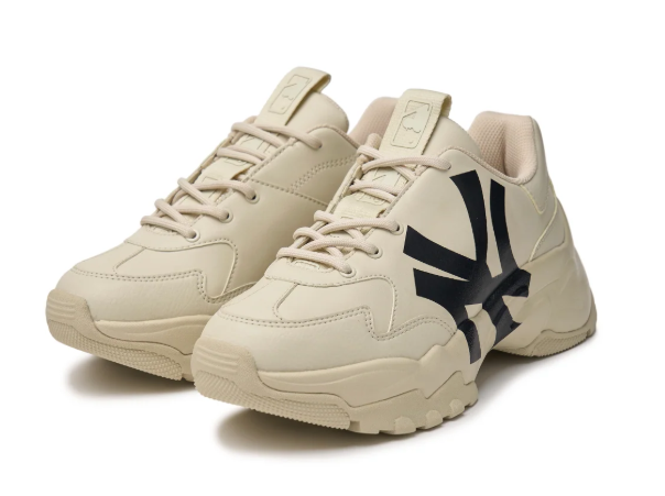 MLB Big Ball Chunky A – NY Yankees Sneaker (Beige)