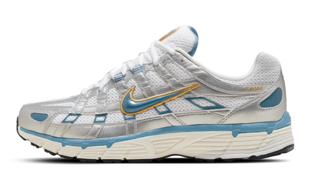 Nike P-6000 'Metallic Silver Aegean Storm'