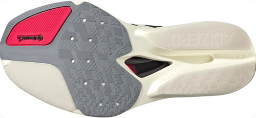 adidas Adizero Prime X 3 Strung Running Shoe 'White / Lucid Red'