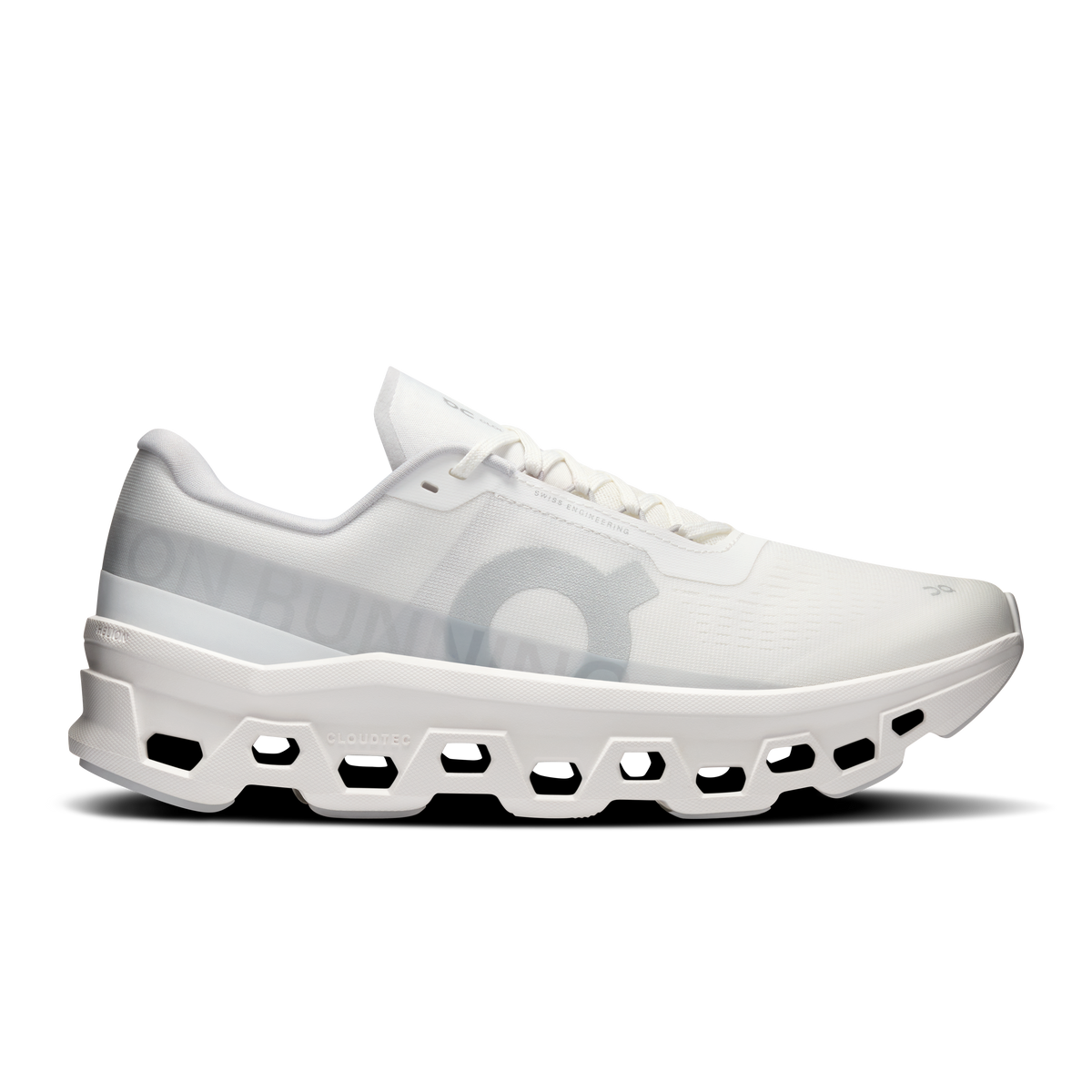 On Running Men's Cloudmonster 1 Shoes - White / White
