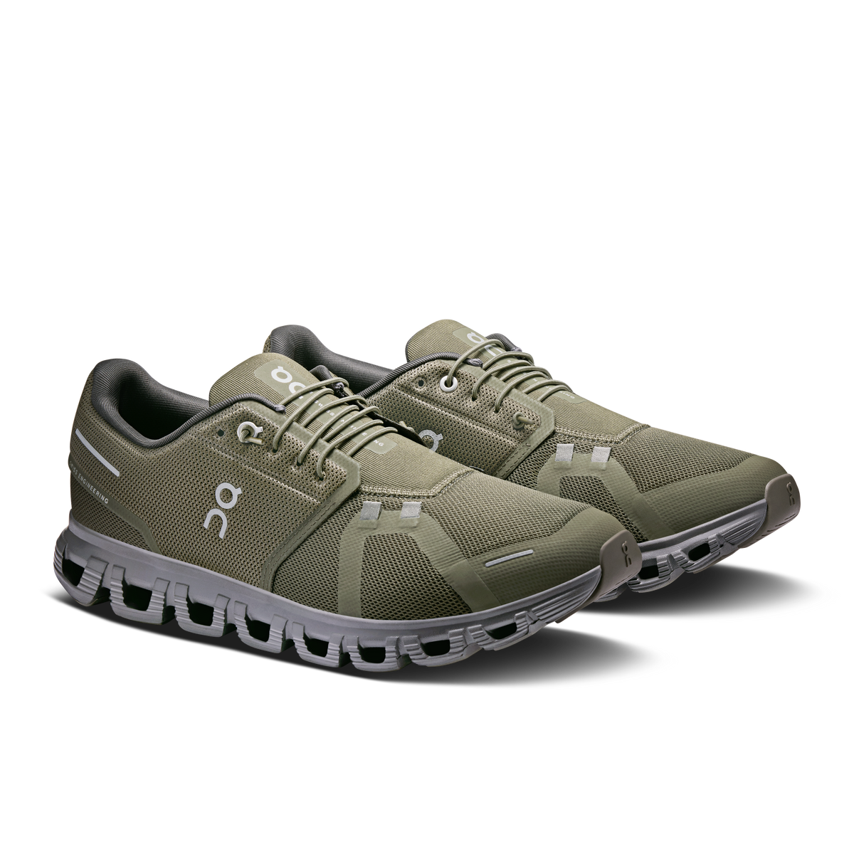 On Running Men's Cloud 6 Shoes - Olive / Eclipse