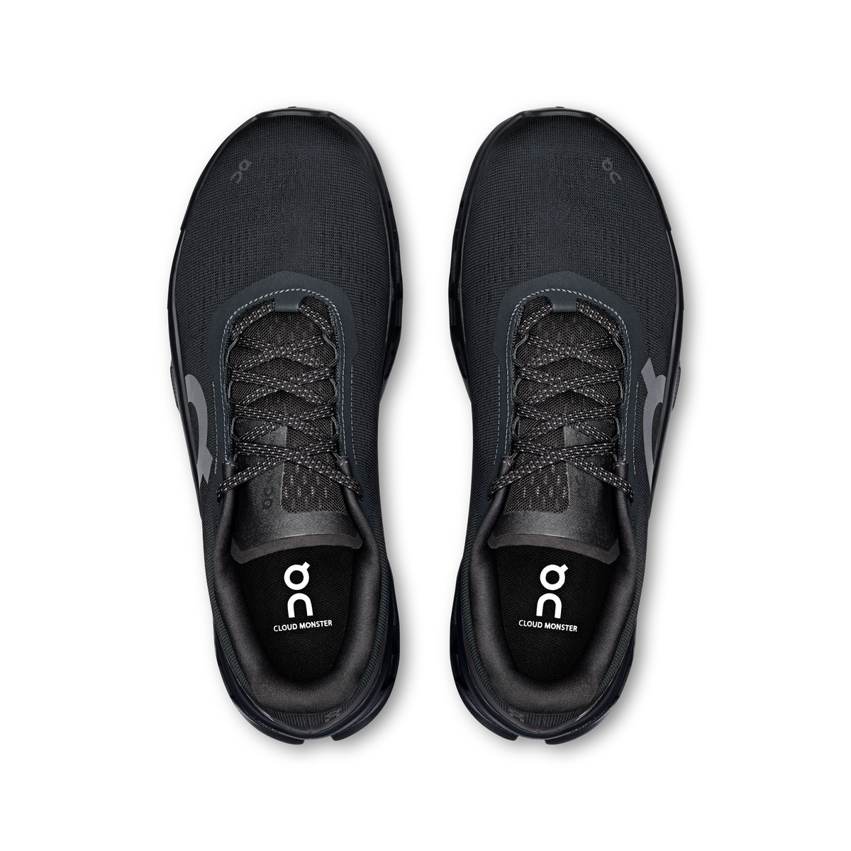On Running Men's Cloudmonster 1 Shoes - Black / Black