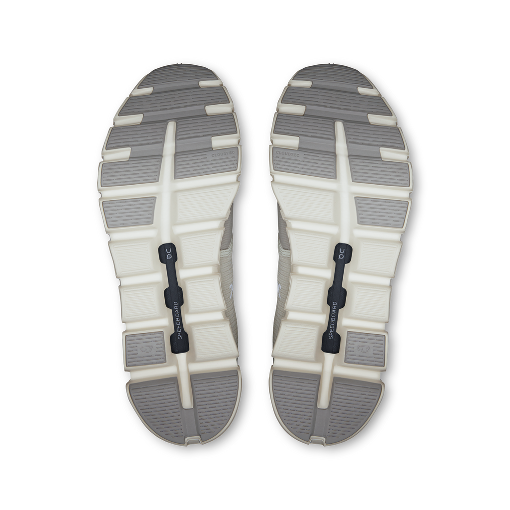On Running Men's Cloud 6 Waterproof Shoes - Pelican / Ghost