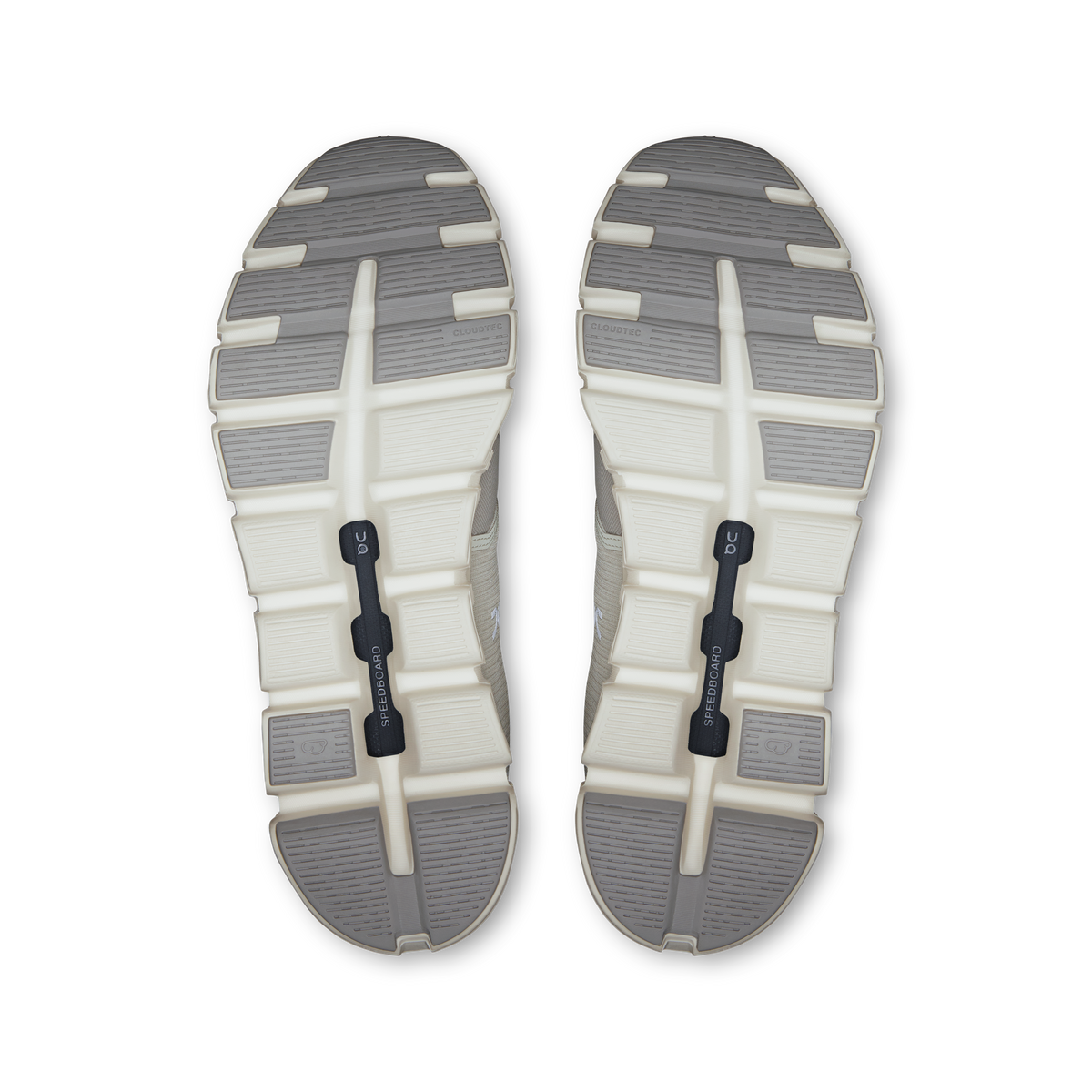 On Running Men's Cloud 6 Waterproof Shoes - Pelican / Ghost