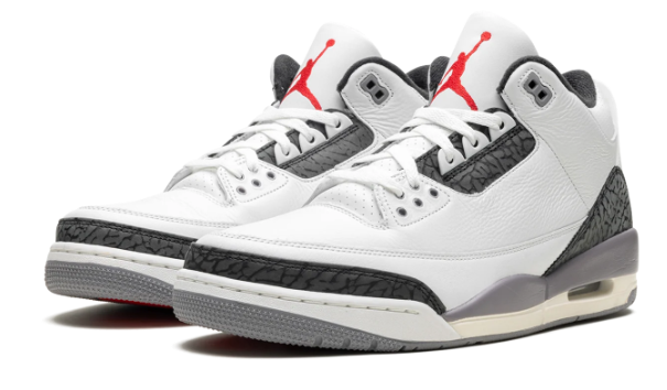 Air Jordan 3 Retro 'Cement Grey' – Style CT8532-106