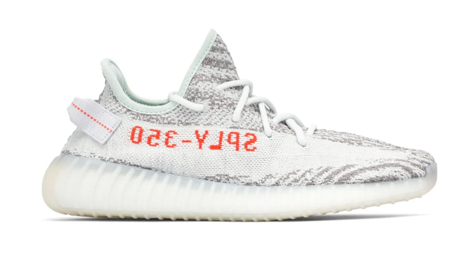 adidas Yeezy Boost 350 V2 Blue Tint Sneakers (123)