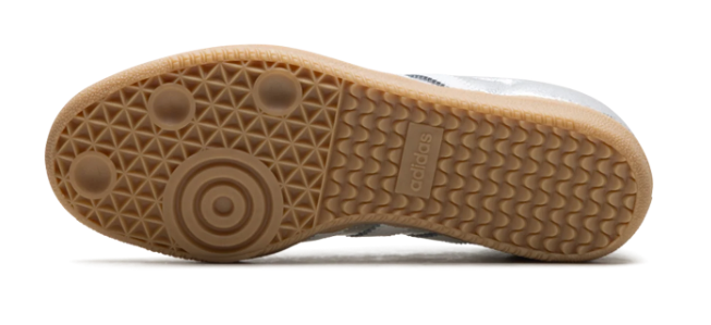 adidas Samba OG 'Metallic Cracked Leather' – Women's – Silver – JR0035