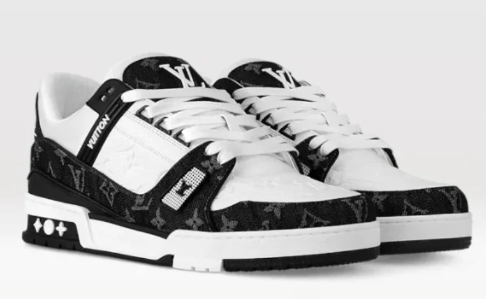 Louis Vuitton LV Trainer Sneakers – Black/White Monogram