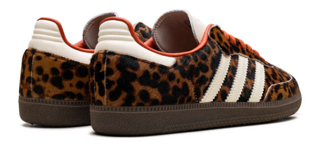 adidas Samba OG 'Leopard Pack' – Women's – Cream/Orange – JI2734