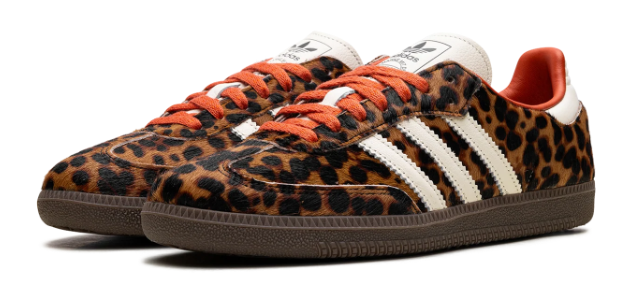 adidas Samba OG 'Leopard Pack' – Women's – Cream/Orange – JI2734