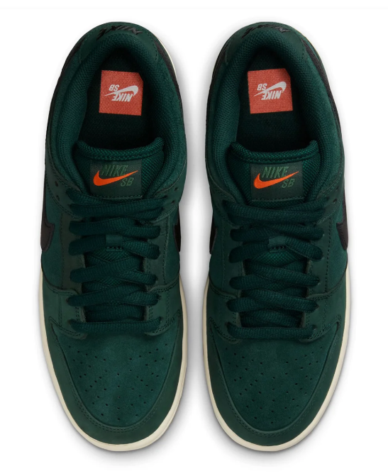 Nike SB Dunk Low 'Orange Label' Deep Fir – FJ1674-300