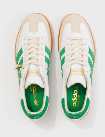 adidas x Sporty & Rich Samba OG – White/Jolly Green