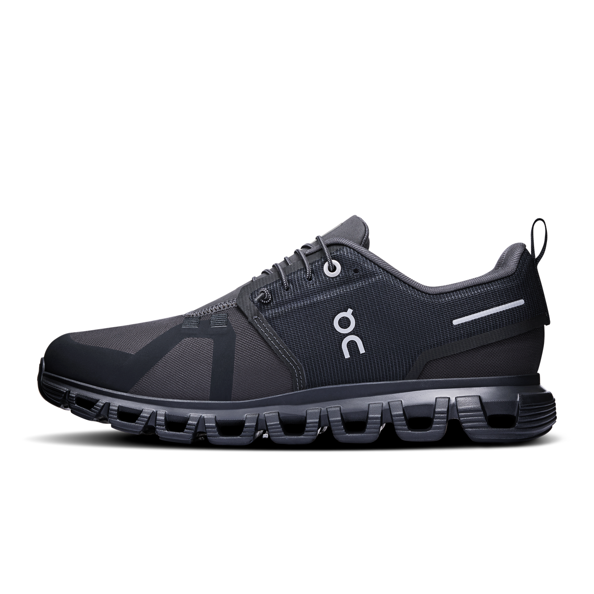 On Running Women's Cloud 6 Waterproof Shoes - Black / Black