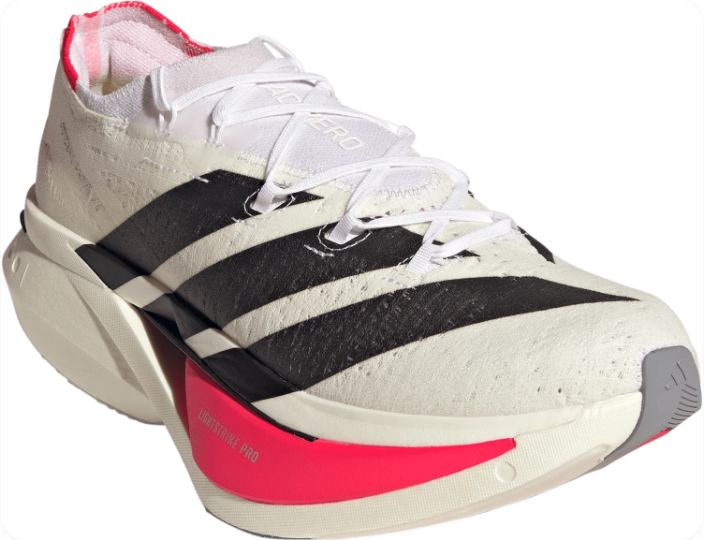 adidas Adizero Prime X 3 Strung Running Shoe 'White / Lucid Red'