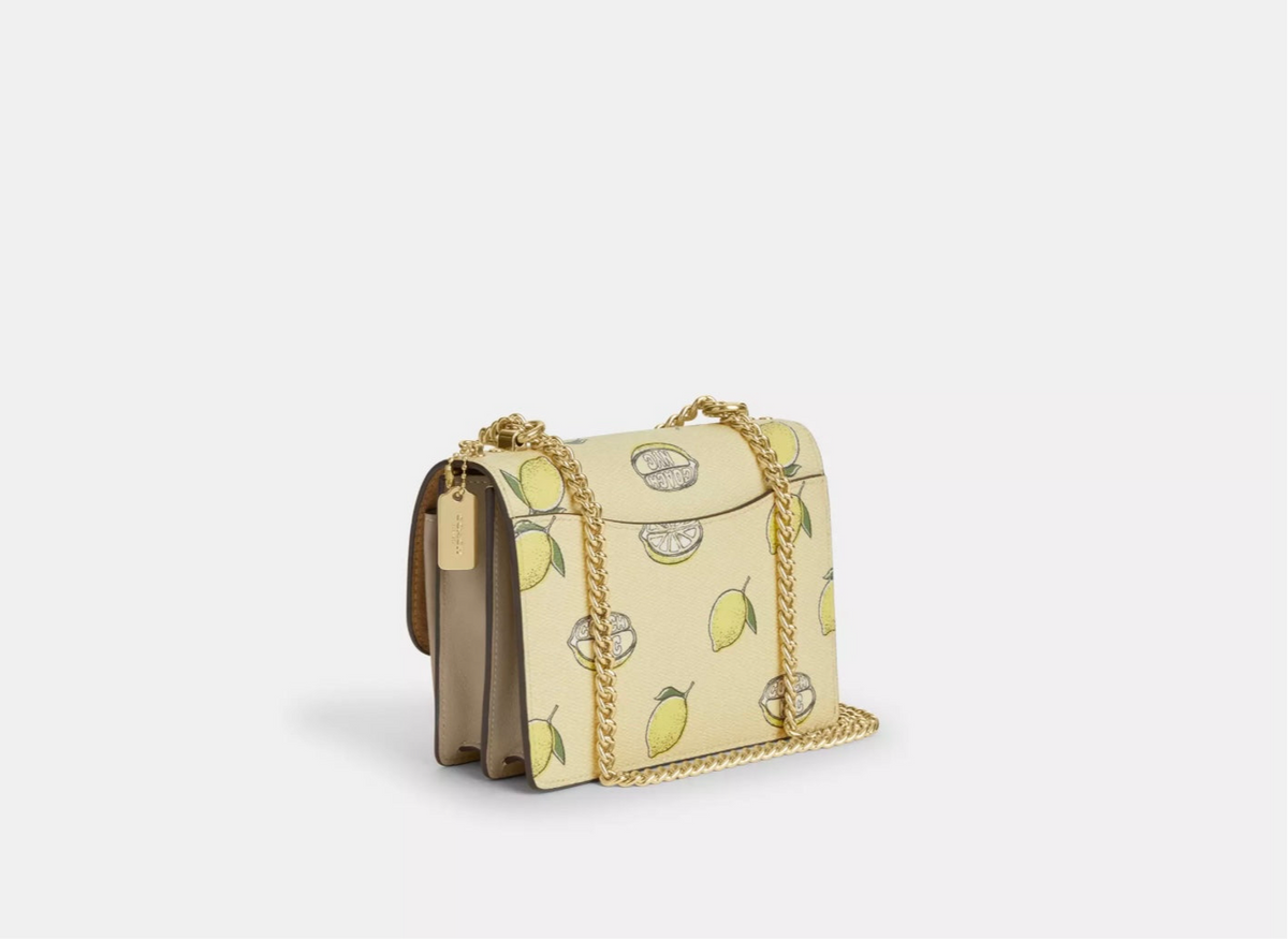 NWT Coach Mini Klare Crossbody Bag With Lemon Print