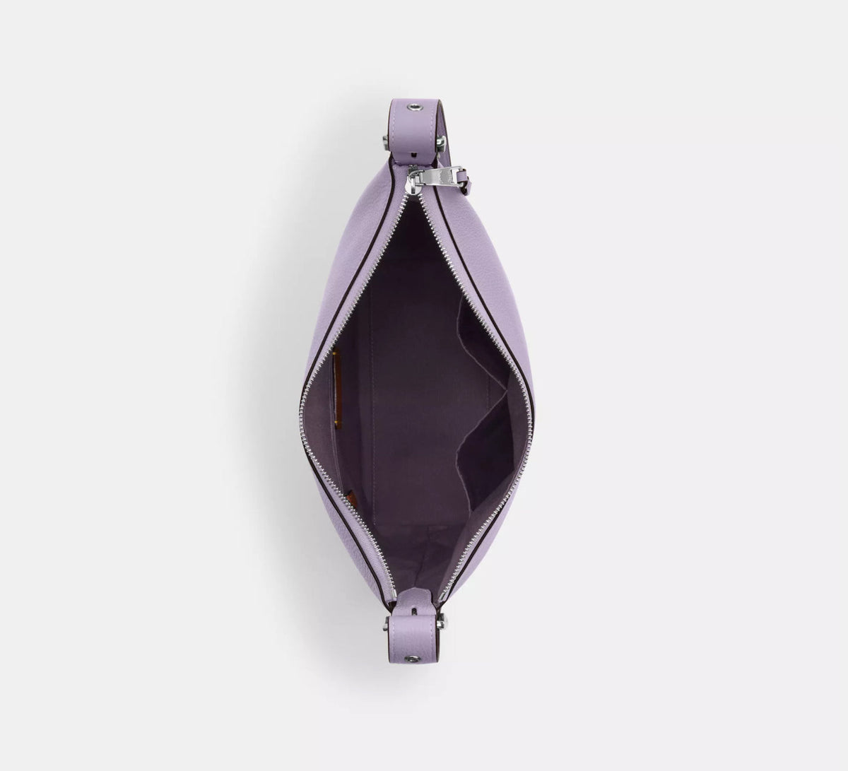 NWT Coach Val Duffel Bag In Leather In Silver/Lilac