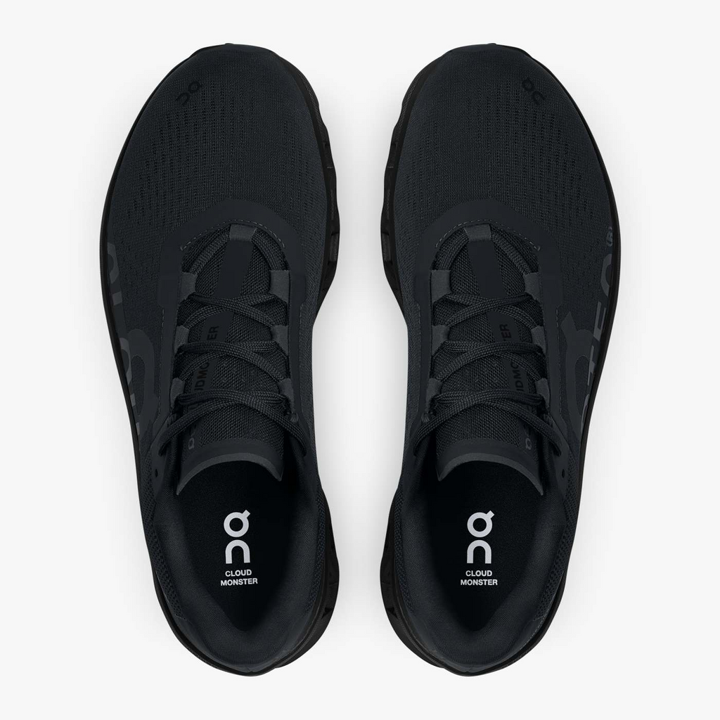 On Running Men's Cloudmonster Shoes - All Black