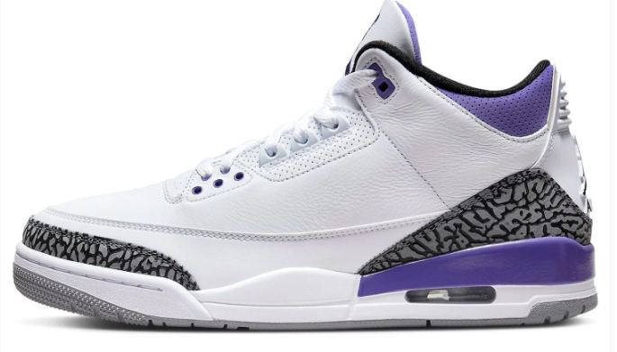 Air Jordan 3 Retro 'Dark Iris' – Style CT8532-105