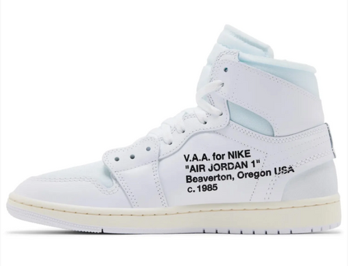 Air Jordan 1 Retro High x OFF-WHITE 'Alaska' – Style AA3834-100