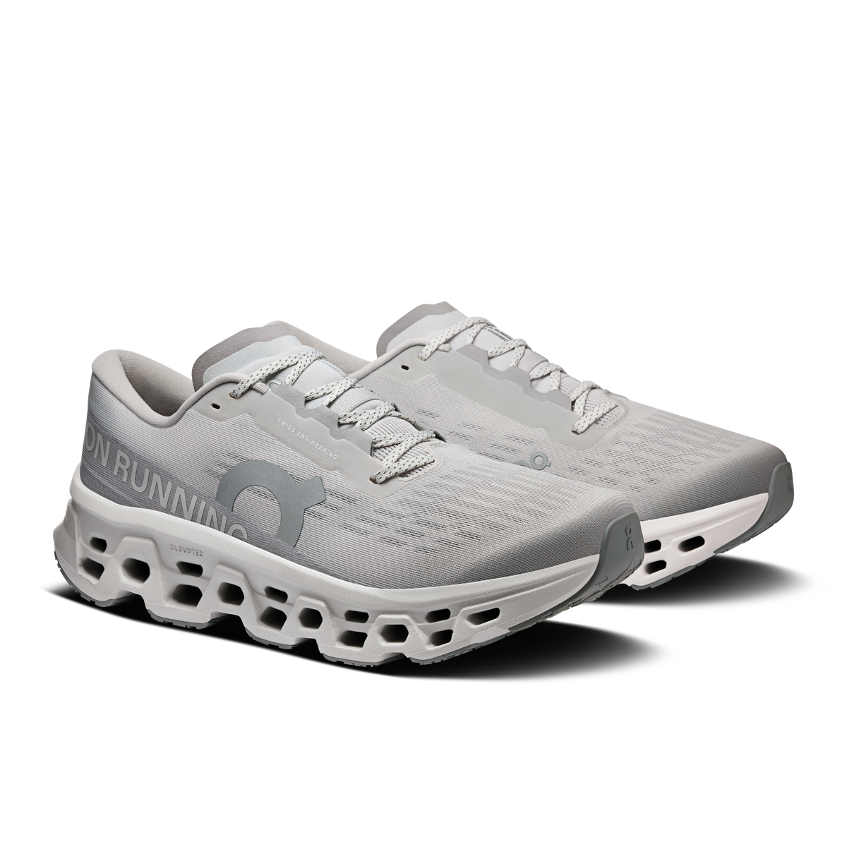 On Running Men's Cloudmonster 3 Shoes - Wolf / Wolf