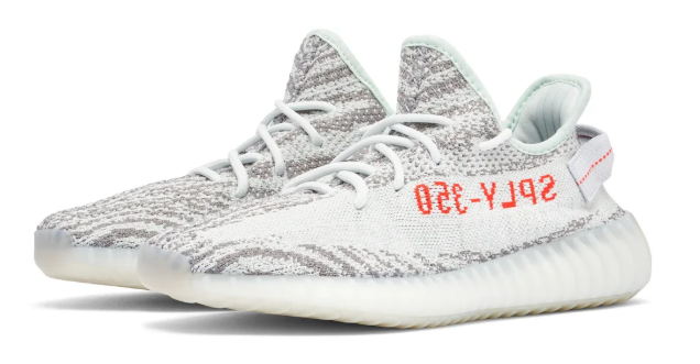 adidas Yeezy Boost 350 V2 Blue Tint Sneakers (123)