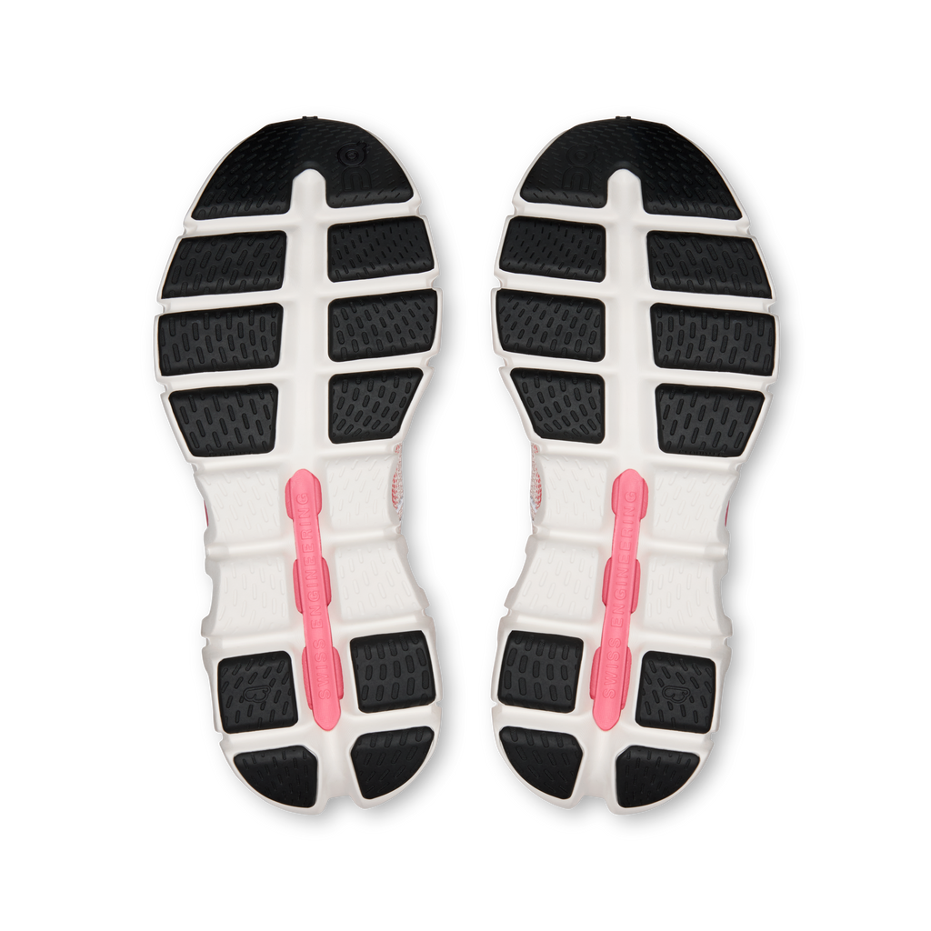 On Running Women's Cloud X Tempo Shoes - Ivory / Camellia